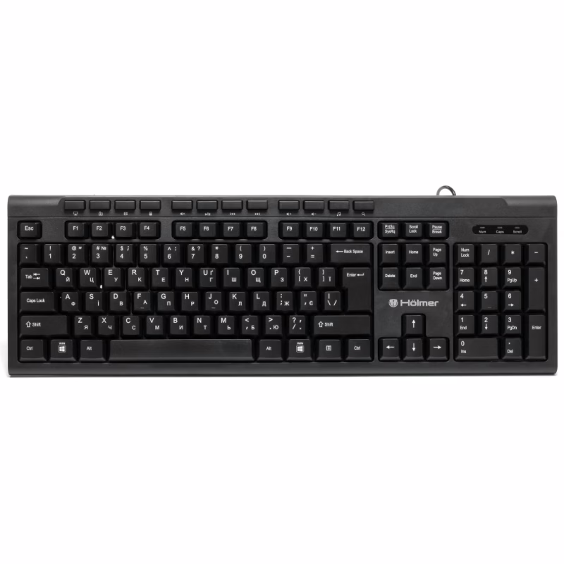 Клавіатура Hölmer K-01OF USB UA Black (K-01OF)