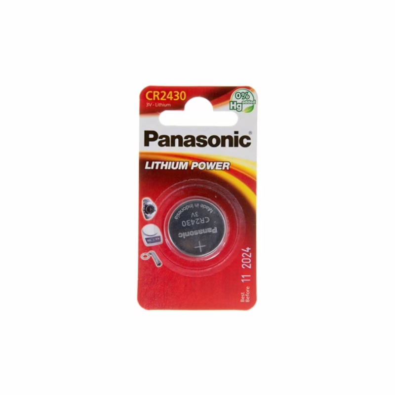 Батарейка Panasonic CR 2430 * 1 LITHIUM (CR-2430EL/1B)