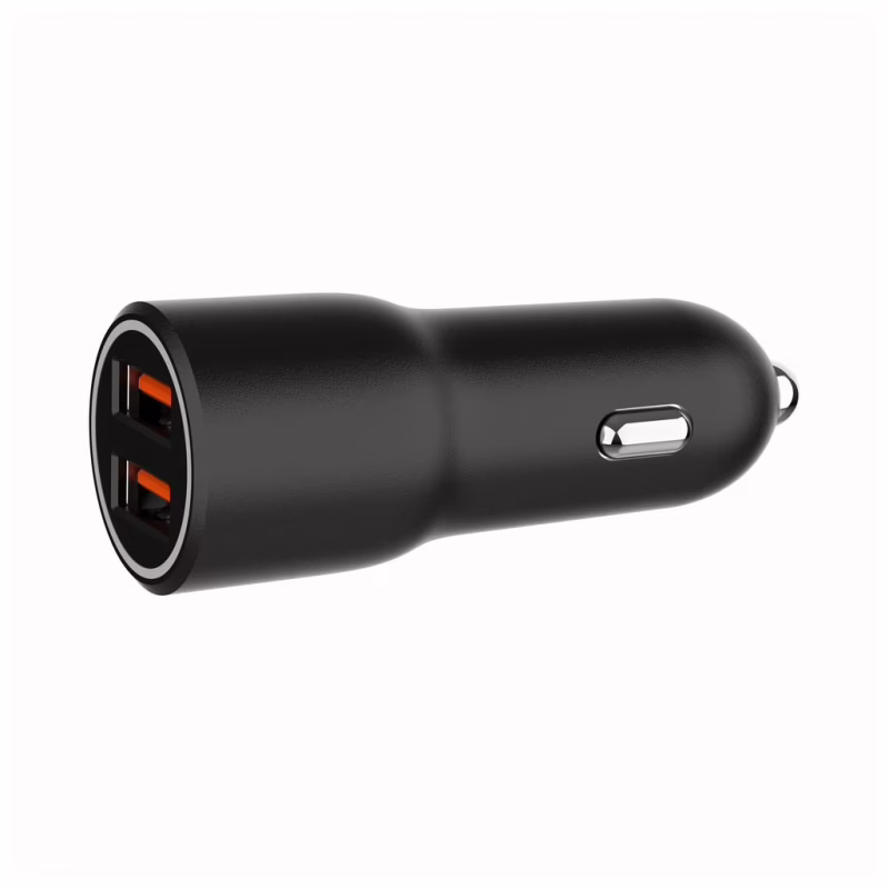 Зарядний пристрій Gembird 2xUSB QC3.0 car adapter black (TA-UC-A2QC36-CAR-01)