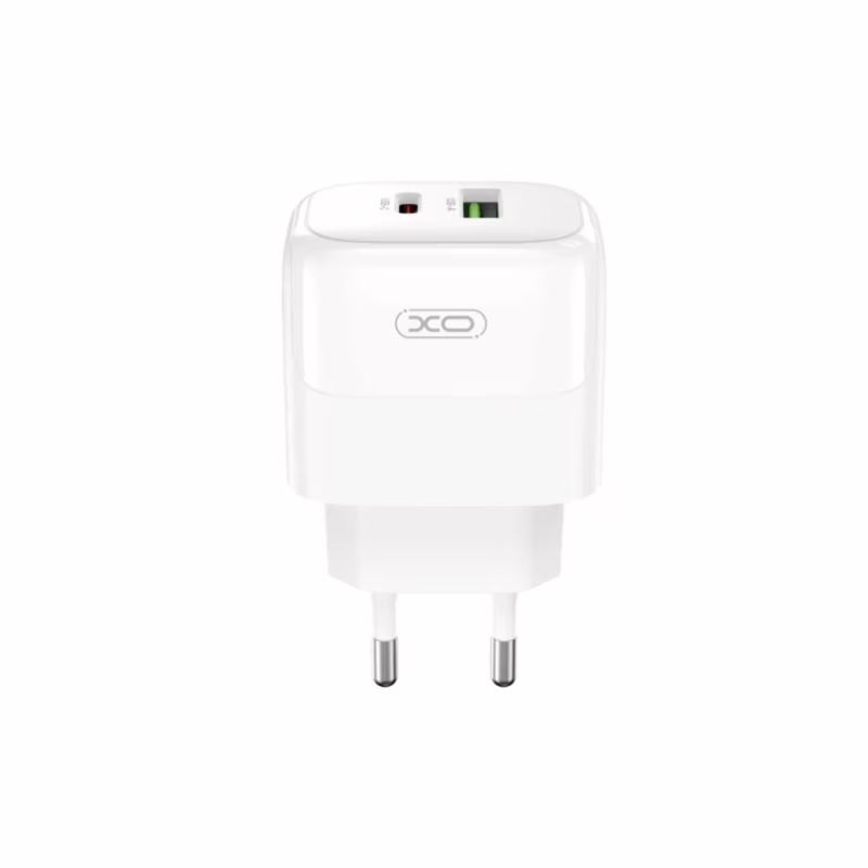 Зарядное устройство XO 1xUSB QC3.0 + 1xUSB-C PD20W (XO-QC37)