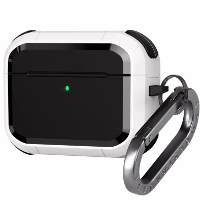Чехол для наушников Armorstandart Panzer для Apple Airpods Pro 3 White (ARM88290)