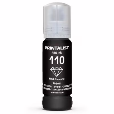 Чорнило Printalist Epson 110 M1100/M1120 70г Black Pigment (PL110BP)