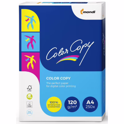 Бумага Mondi Color Copy A4, 120г, 250sh (A4.120.CC)