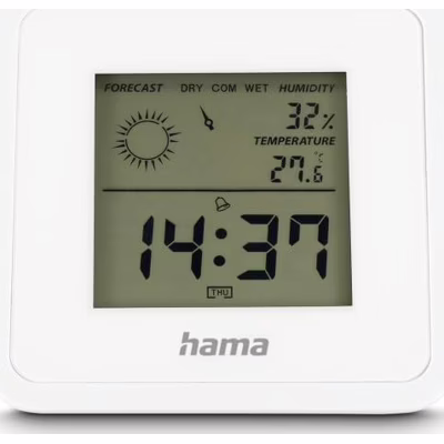Термо-гігрометр Hama Borneo White (00185891)