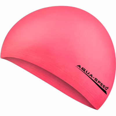 Шапка для плавання Aqua Speed Soft Latex 122-03 5726 неоновий рожевий Уні OSFM (5908217657268)