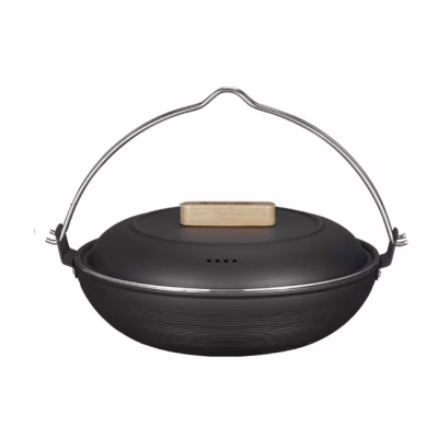 Сковорода туристическая Naturehike Сотейник із кришкою CNK2300CJ014 алюміній (6976023925245)