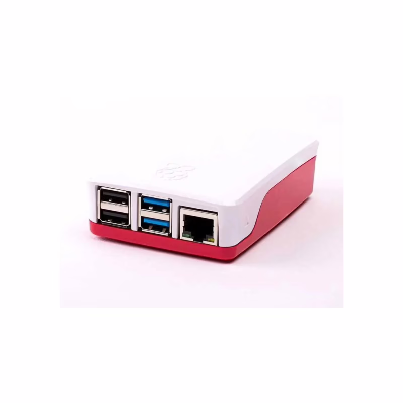 Корпус для Мікро ПК Raspberry Pi Корпус для Raspberry Pi 4 Model B, офіційний червоно-білий (KP4RW)