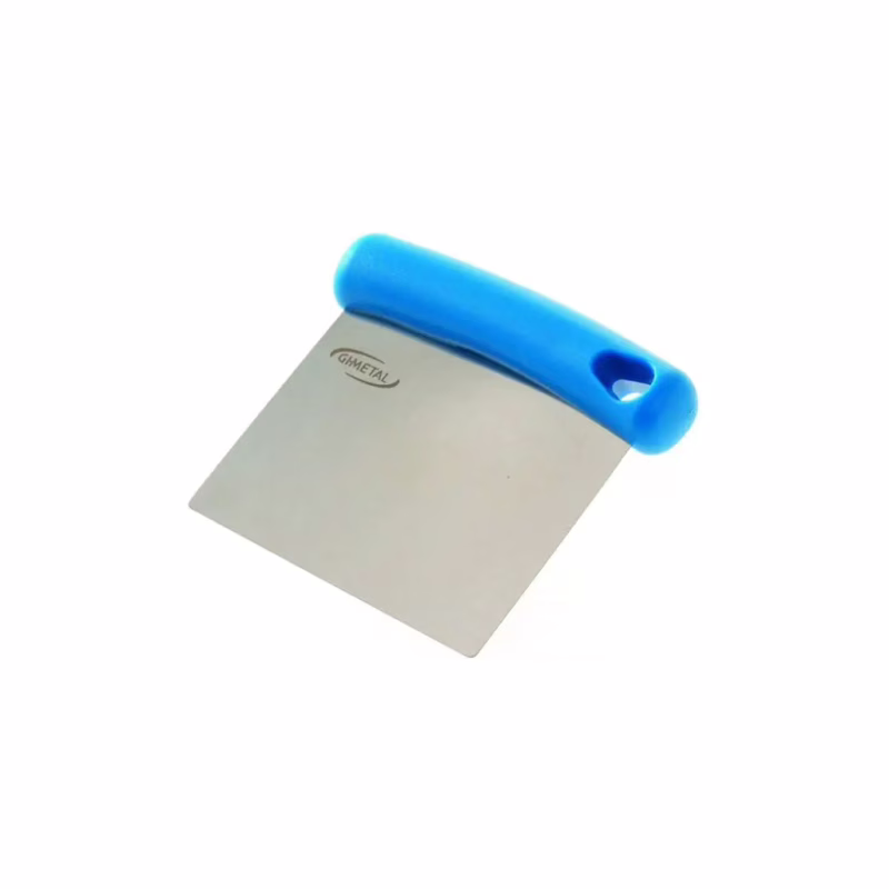 Шкребок кондитерський Gi.Metal 8х11,5 см н/ж, ручка з пластику (AC-TPF11)