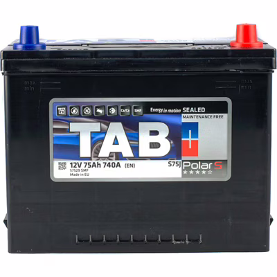 Акумулятор автомобільний TAB 75 Ah/12V Polar S Euro Japan (246 875)