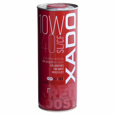Моторное масло Xado 10W-40 SL/CF, Red Boost 1 л (XA 26144)