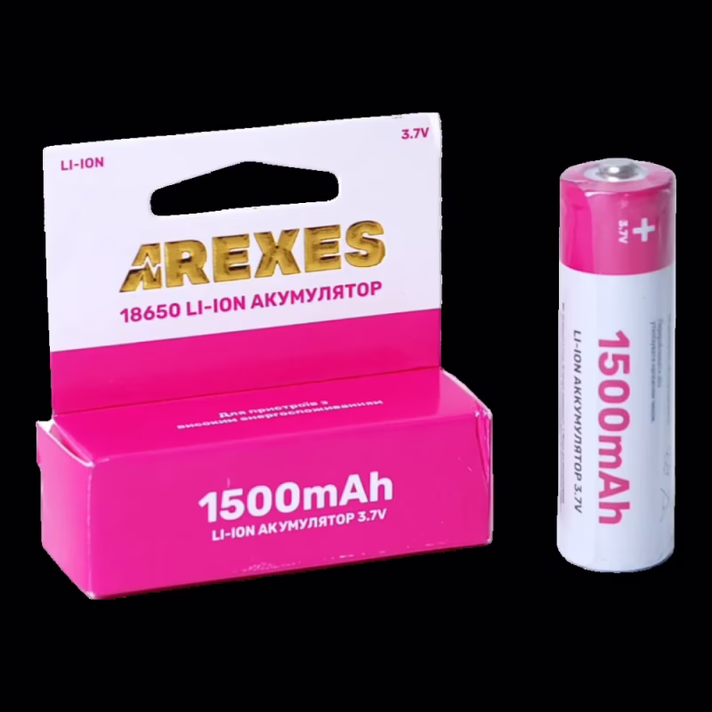 Аккумулятор Arexes 18650 Li-ion 1500mAh 3.7V