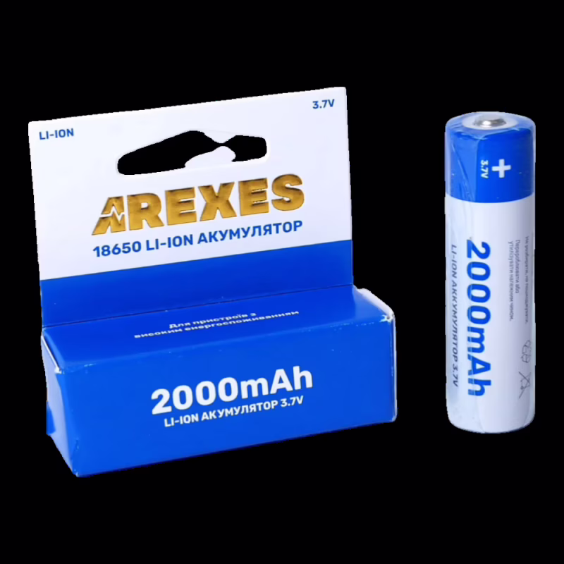 Аккумулятор Arexes 18650 Li-ion 2000mAh 3.7V