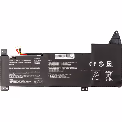 Аккумулятор для ноутбука ASUS VivoBook 15 K570ZD (B31N1723) 11.4V 4150mAh PowerPlant (NB432066)