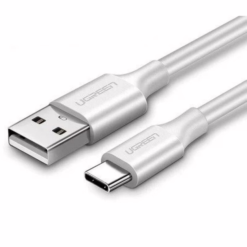 Дата кабель USB 2.0 AM to USB-C 1.0m US287 White Ugreen (60121)