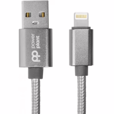 Дата кабель USB 2.0 AM to Lightning 1.0m PowerPlant (CA912322)