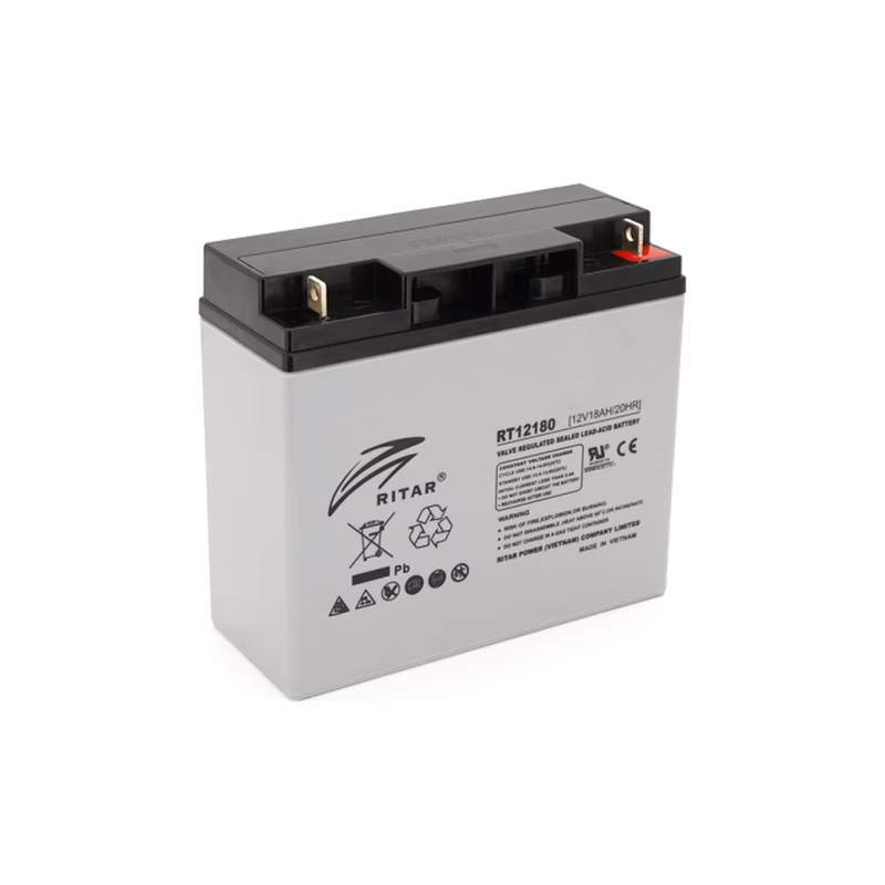 Батарея до ДБЖ Ritar RT12180GL5, 12V 18.0Ah (RT12180GL5)