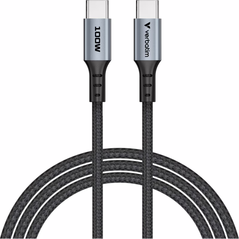 Дата кабель USB-C to USB-C 1.2m 100W black Verbatim (31846)