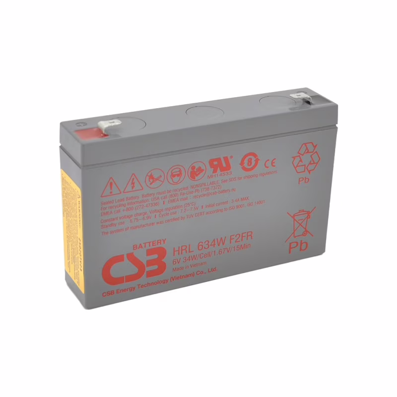 Батарея до ДБЖ CSB HRL634WF2FR 6V 9Ah (HRL634WF2FR)