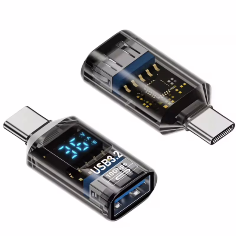 Перехідник OTG USB 3.2 AF to USB-C M 10Gbps QC 36W with display XoKo (AC-322UTC)