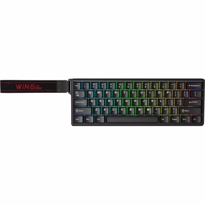 Клавіатура Aula WIN60 HE Magnetic Switch RGB USB UA Black (6978080504029)