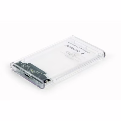 Карман внешний Gembird 2.5", USB 3.0, прозрачный (EE2-U3S9-6)