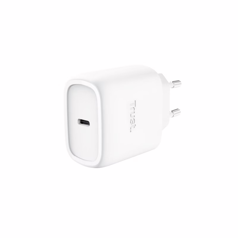 Зарядний пристрій Trust USB-C 45W GaN PD/PPS white (25522_TRUST)
