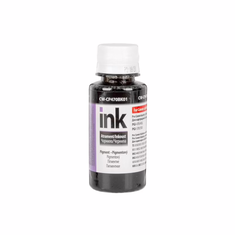 Чернила ColorWay Canon PGI-470 100мл Black Pigment (CW-CP470BK01)