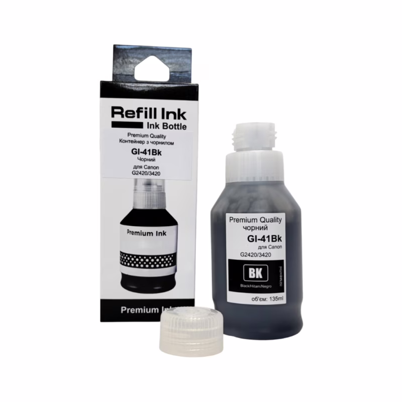 Чорнило Premium Quality Canon GI-41Bk 135мл Black (70264923)