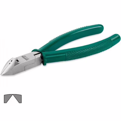 Кусачки Toptul електрика 6" (з отворами для зачистки проводів) (DEAA1206B)