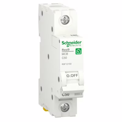 Автоматичний вимикач Schneider Electric RESI9 6kA 1P 50A C (R9F12150)