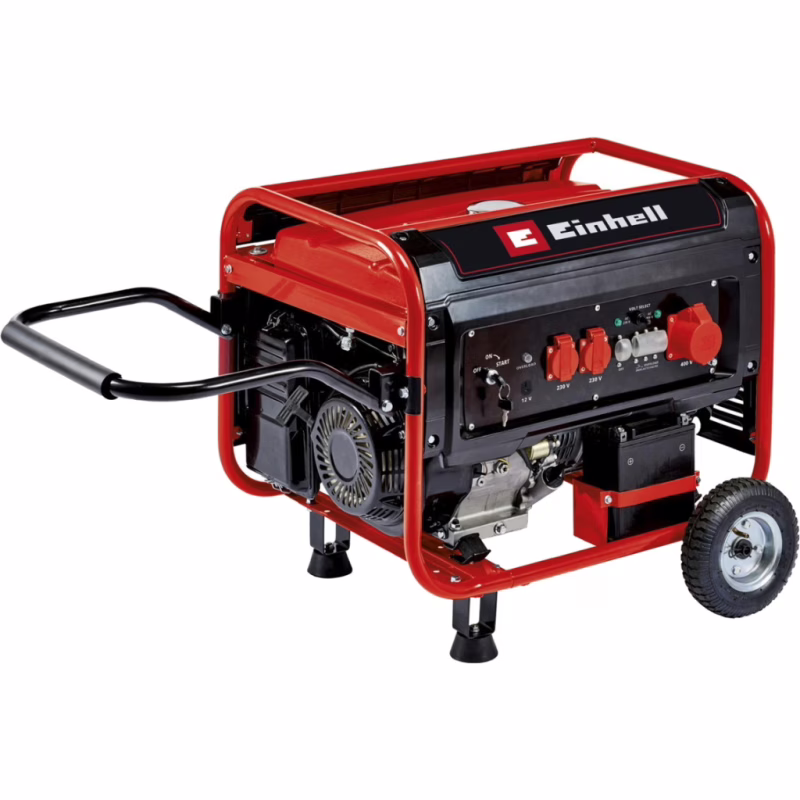 Генератор Einhell TC-PG 65/E5, 230В/380В, 3.6кВт (макс. 6.51кВт), електростарт, 25л, 83кг (4152610)