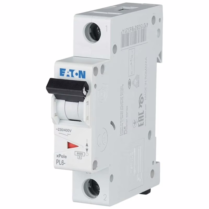 Автоматичний вимикач Eaton 1-п. М1 В 10А PL6 6кА