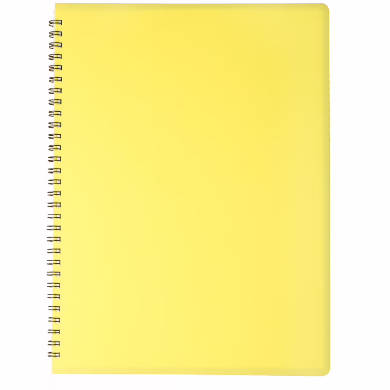 Тетрадь Buromax GLOSS A4 80 листов, клетка Желтый (BM.24452151-08)