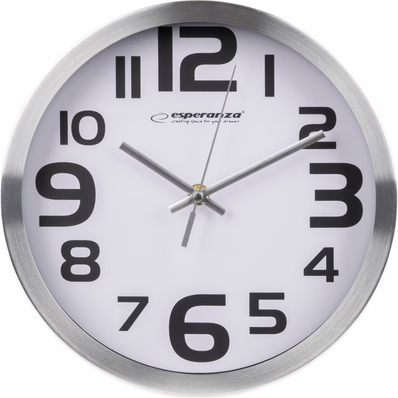 Настенные часы Esperanza Wall Clock Zurich 25 см White (EHC013W)