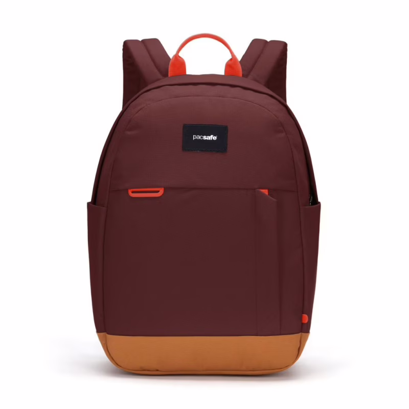 Рюкзак туристический Pacsafe Go 15L бургунді (35110345)