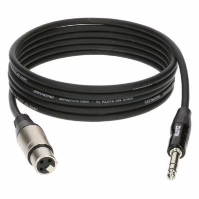 Микрофонный кабель Klotz GRG1F Greyhound Microphone Cable Female XLR Balanced Jack 3 m (229595)