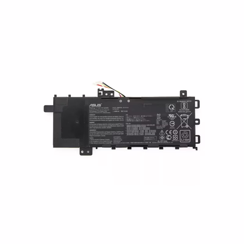 Акумулятор до ноутбука ASUS VivoBook X512 B21N1818, 4240mAh (32Wh), 2cell, 7.6V, Li-ion (A71096)