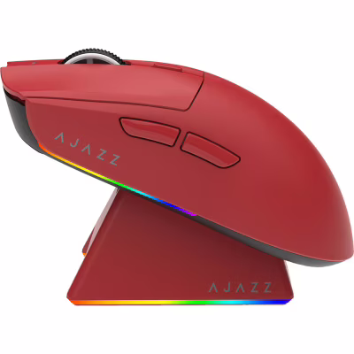 Мышка Ajazz AJ139 V2 MC Wireless/Bluetooth/USB Red (AJ139-V2-MC-R)