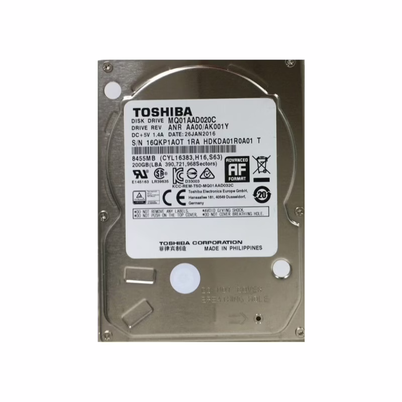Жорсткий диск для ноутбука 2.5" 200GB Toshiba (MQ01AAD020C)