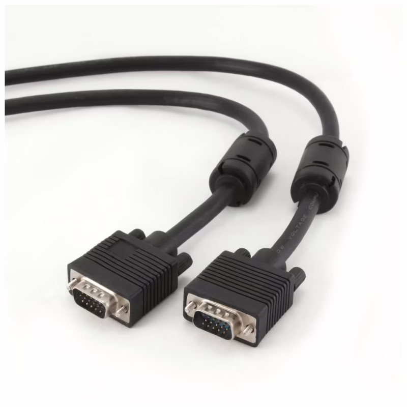 Кабель мультимедийный VGA M to VGA M 5.0m Cablexpert (CC-PPVGA-5M-B)