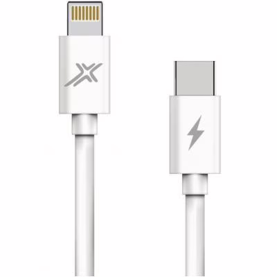 Дата кабель USB-C to Lightning 1.2m white Grand-X (CL-07)
