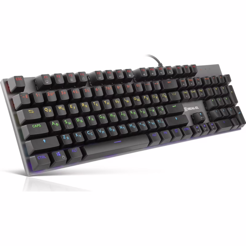 Клавіатура REAL-EL M 13 USB Grey (EL123100045)