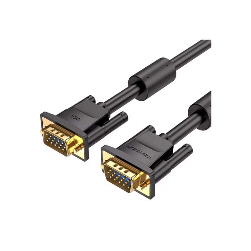 Кабель мультимедийный VGA M to VGA M 1.5m ferrite Vention (DAEBG)