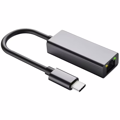 Адаптер USB-C to RJ45 Ethernet 1000Mbps Dynamode (DM-AD-GLAN-C)