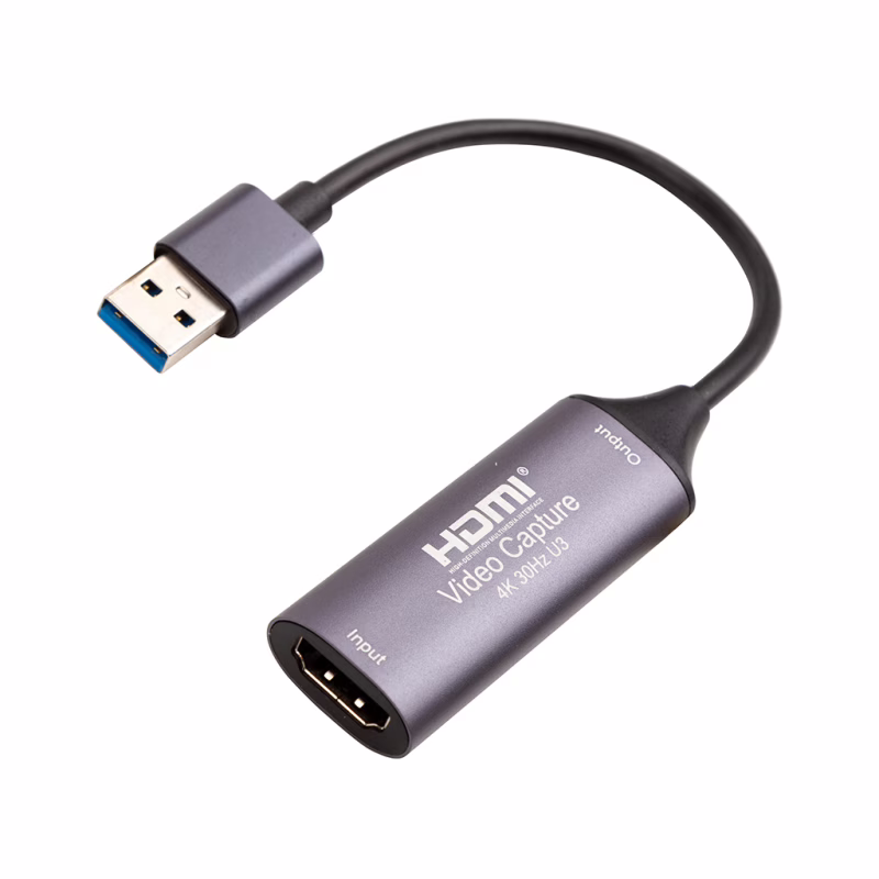 Пристрій захоплення відео PowerPlant HDVC2-C HDMI (F) - 3.0 USB (M) (CA914692)