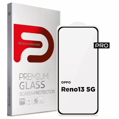 Скло захисне Armorstandart Pro OPPO Reno13 5G Black (ARM81869)