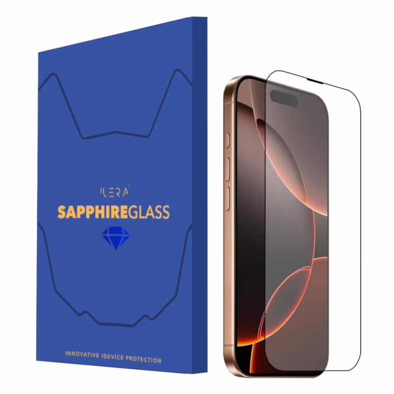Стекло защитное iLera Sapphire Ultra + Glass iPhone 16 Pro Max (ILSPDL16PRMAX)