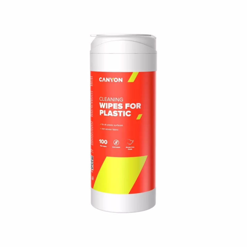 Салфетки Canyon Plastic Cleaning Wipes, 100 wipes, Blister (CNE-CCL12-H)