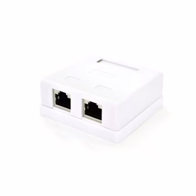 Компьютерная розетка RJ45x2 FTP, 8P8C, cat.5 Ritar (StR-FTP/8P8CRJ45-2 / 01994)