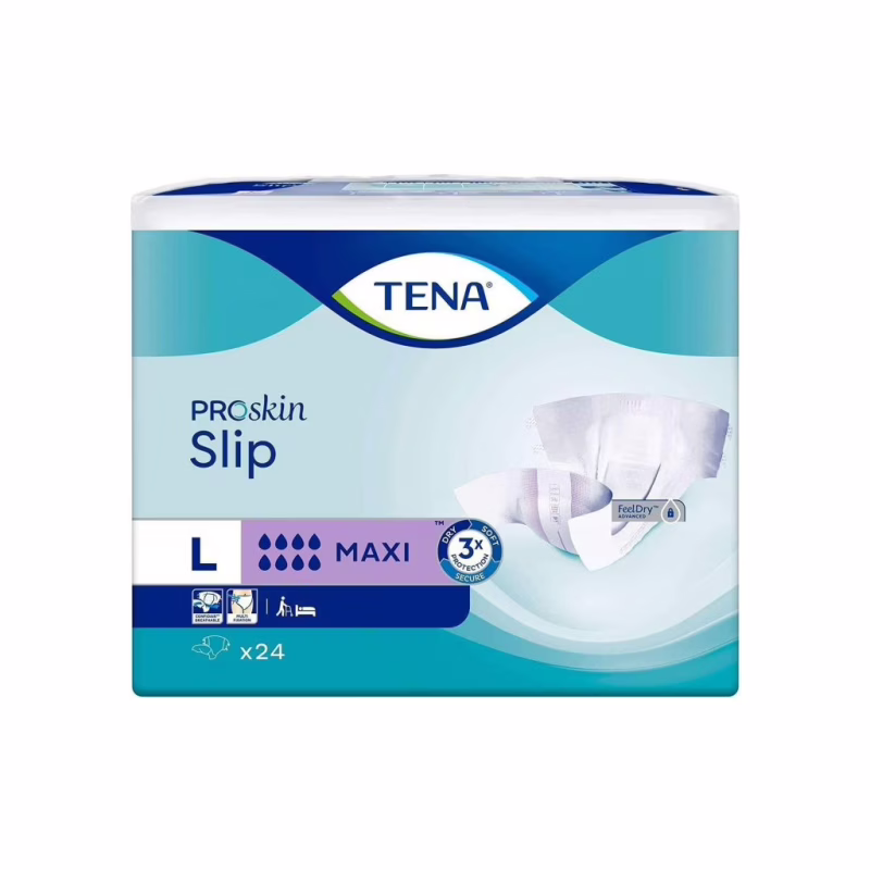 Подгузники для взрослых Tena Slip Maxi Large 24 шт, 92-144 см 8 капель (7322541118574)